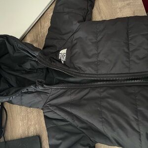 The North Face Black Hooded Puffer Jacket